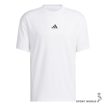 Adidas 短袖上衣 男裝 棉質 白【運動世界】JN7115