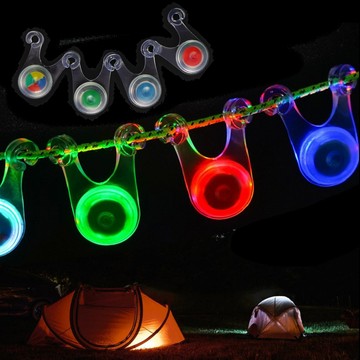 LED營繩警示燈 青蛙燈 營燈 爆閃燈 背包燈 自行車燈 腳踏車燈 露營燈 營繩燈【BM0052】99750走走去旅行