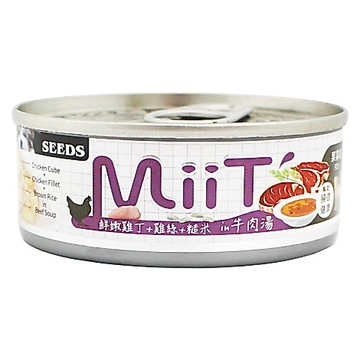 🔥嘟比寵物🔥 惜時 SEEDS MiiT 有雞愛犬機能湯罐 狗罐頭 副食罐 湯罐 補水罐 80g/170g