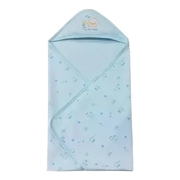 PiYOPiYO 黃色小鴨 夏季紗布印花包巾  單面針織 輕薄柔軟 親膚透氣 一巾多種用途  顏色隨機