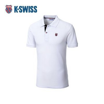 K-SWISS 短袖POLO衫 24SS POLO 1 男上衣 男裝 白色 1010248-100