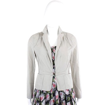 SCHUMACHER 灰色勾釦式西裝外套