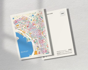 香港藝術地圖明信片