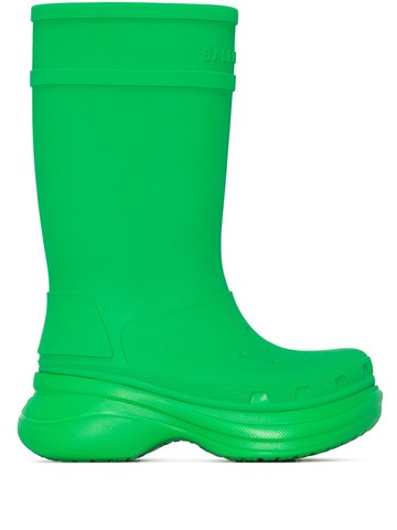 Balenciaga - x Crocs chunky rain boots - women - Rubber/Rubber/Rubber - 40 - Green