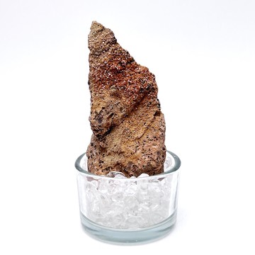 閃亮。原礦 療癒 水晶盆栽 組合 l 摩洛哥釩鉛礦 共生礦 礦標 l