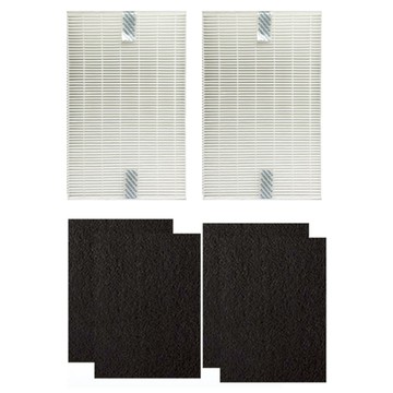 PUREBURG 高效HEPA濾網2個 + 活性碳前置濾網 4個  1套  HW-123-02+HW-C200-04
