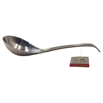 OSAMA 王樣 FE 海尼大湯杓 高級不鏽鋼  26 x 7.8cm  銀色  1支