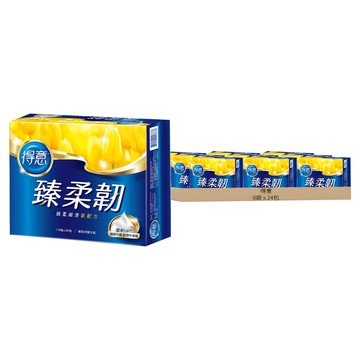 得意 臻柔韌連續抽取式花紋衛生紙 雙層 110張  24包  9袋