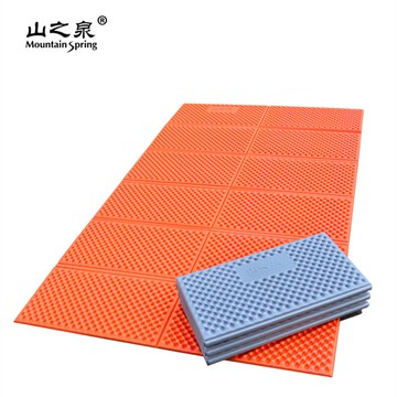 山之泉戶外雙人防潮墊鋁膜蛋巢墊蛋槽墊子加厚加寬輕量野營墊