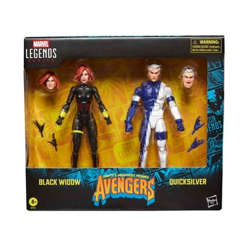 MARVEL 漫威 傳奇 復仇者聯盟 6吋人物  黑寡婦 & 快銀 雙入組