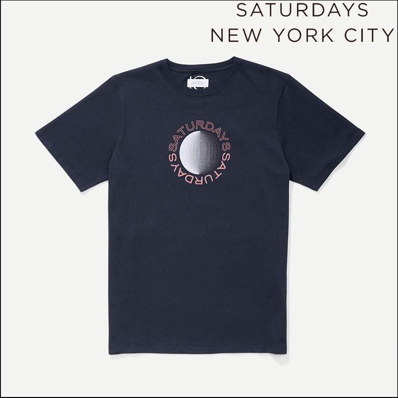 SATURDAYS NYC サタデーズニューヨークシティ/ロンT/黒Tシャツ/カットソー(七分/長袖)