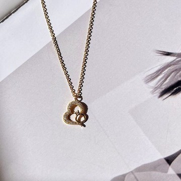 現貨專區｜獻愛．鎖骨鍊-柔光金(nkbp27-g)｜送禮精選店家★Reyna jewelry 女王飾品