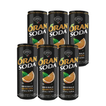 義大利Crodo香橙氣泡飲330mlX6