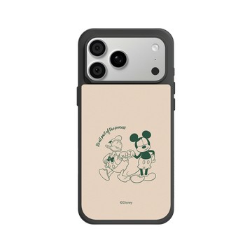 iPhone 18 Pro Max SolidX 黑 - 迪士尼-米奇 Mickey - 米奇與唐老鴨 - 碰拳