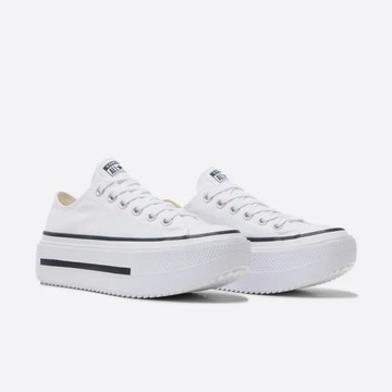 CONVERSE CTAS LIFT DOUBLE STACK OX WHITE/BLACK 男女 休閒鞋 A15491C