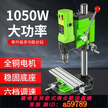 【台灣公司 可打統編】精密臺鉆小型220V工業級鉆床微型迷你家用多功能鉆孔機高精度電鉆