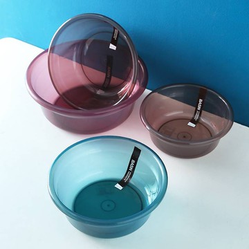 洗衣盆家用加厚耐用大號塑料洗臉盆圓形洗菜盆洗澡盆耐摔耐磨盆