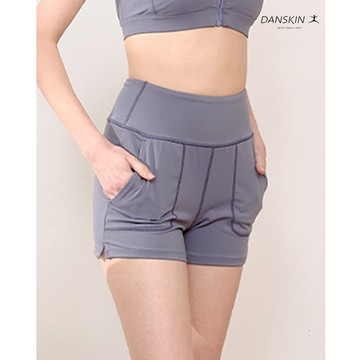 【Danskin】紫色休閒3分口袋短褲 X5VKS174