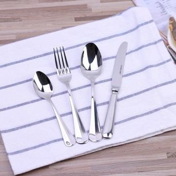 買了不后悔 18/10不銹鋼西餐套裝甜品刀叉勺茶勺三件套四件套