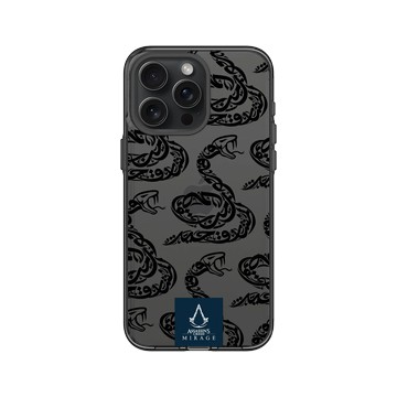iPhone 15 Pro Max Clear 酷墨灰 - Assassin's Creed - Assassin's Creed Mirage® - Snake Calligraphy