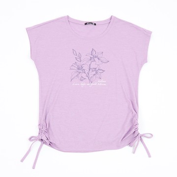 ADISI 女輕量散熱超透氣抑菌消臭抽皺排汗衣 AL2611020 藤紫 (S-2XL)｜吸濕排汗 快乾 防臭 輕量 T恤