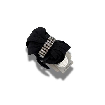 COMPLEX BIZ 甜心夾 黑布面小鑽