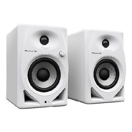 Pioneer DJ DM-40D-W 4-inch Desktop Active Monitor Speaker White