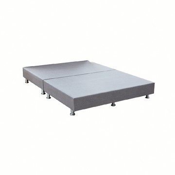 【藤原傢俬】佛羅倫斯貓抓皮床架/床底單人3尺(不含床頭)-灰色