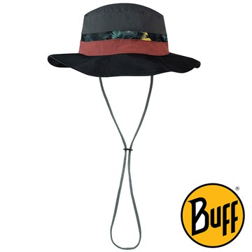 【西班牙 BUFF】可收納圓盤帽UPF50『神秘叢林』BF131297登山.戶外.露營.防曬帽.遮陽帽.防風帽.通風.透氣.舒適