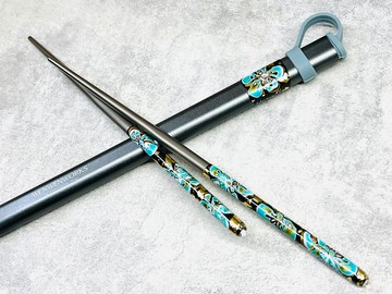 【溫紋陶】工藝 | 鈦璽筷 金綻富貴系列