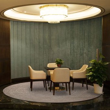 【山德力】ESPRIT 素色漩渦圓形地毯 直徑200cm 淺棕色