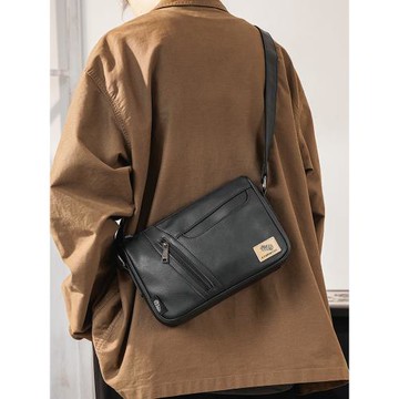 2025新款日系小方包機車包 韓版男包休閑斜挎包復古單肩包小包潮