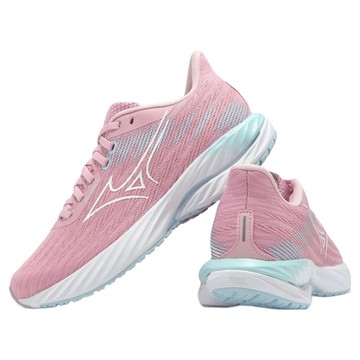 MIZUNO 美津濃 女款 WAVE INSPIRE 21 運動鞋 2E J1GD254474  粉色  24.5cm