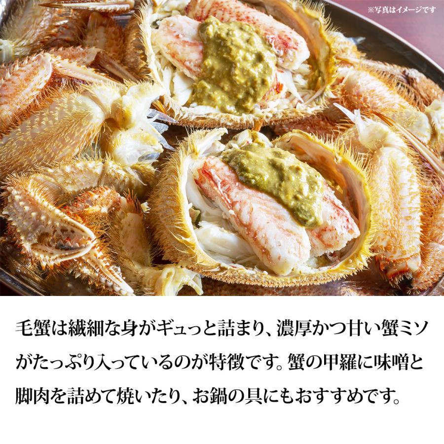 産地直送 お取り寄せグルメ ギフト 毛蟹 3杯 毛ガニ 毛蟹 蟹 カニ 食品 送料無料