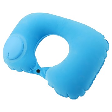 s-sportplus+ 充氣枕 U型 j11001001-03  藍色  1個