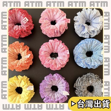 🔥臺灣出貨🔥可開發票✅輕飾時光Peony Pink 芍藥粉·格格髮圈雙層蕾絲髮圈重工彩色大腸圈無標哈