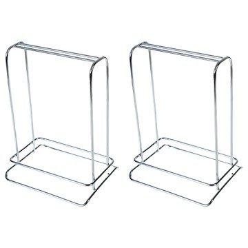 E.City 桌上多功能衣架不鏽鋼收納架 尺寸25x19x14.5cm  銀  2個