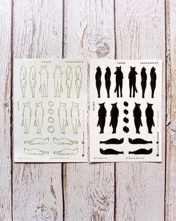 不能抱的貓 喵喵貼紙