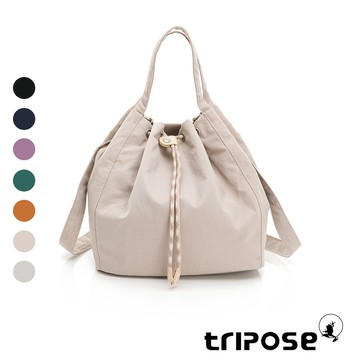 tripose NUDIE 微皺尼龍手提斜背包