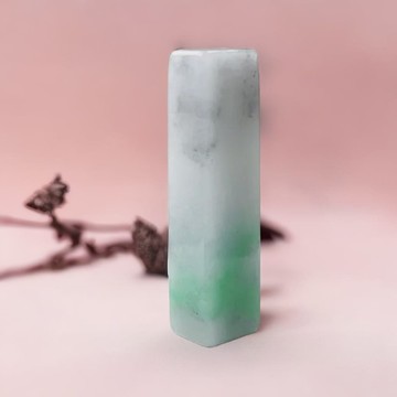 飄陽綠翡翠印章 | 天然緬甸玉A貨翡翠 | 送禮
