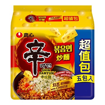 NONGSHIM 農心 辛炒麵 起司風味  5包