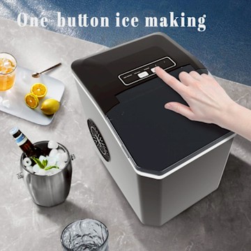 【DIVXTRON】黑色 製冷製冰機 家用小型製冰機 小型製冰機 露營 家用 快速製冰機 夏日冰塊機