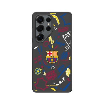 Galaxy S25 Ultra SolidSuit 黑 - FC Barcelona - Graffiti