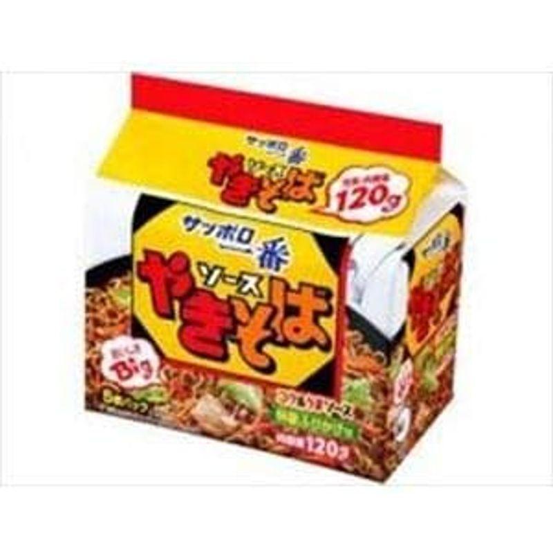 サンヨー食品 サッポロ一番 ソースやきそば 5食×6入