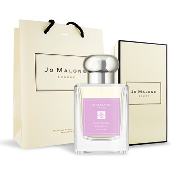 (即期品)Jo Malone 玫瑰水與香草限定版香水(50ml)-國際航空版-期效202707