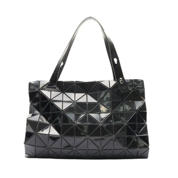 BAO BAO ISSEY MIYAKE 三宅一生 Carton 肩背包 黑色 PVC塗層帆布 BB83-AG421 【二手名牌BRAND OFF】