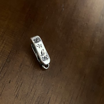 小寶s925純銀獨特設計魚尾萬能扣吊墜女單墜銀飾配飾高級感僅吊墜