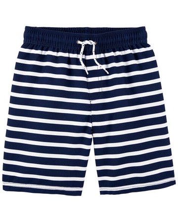 Kid Striped Swim Trunks