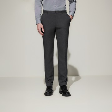 可機洗斜紋單品西褲/木炭色 | 5115201197