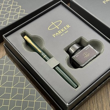 PARKER PARKER派克 威雅XL系列 原野綠（限定）鋼筆 墨水禮盒組